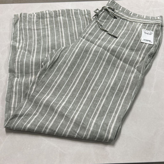 WIDE LEG LINEN PANTS