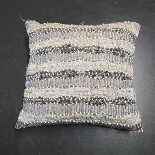 BEADED DOWN FILLED PILLOW