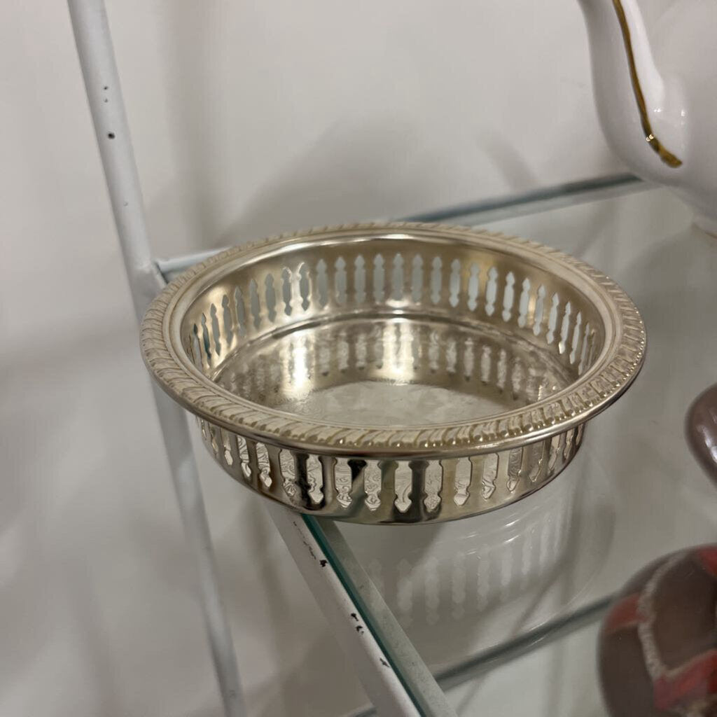 Wine coaster, silver