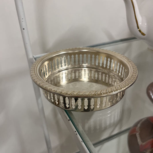 Wine coaster, silver