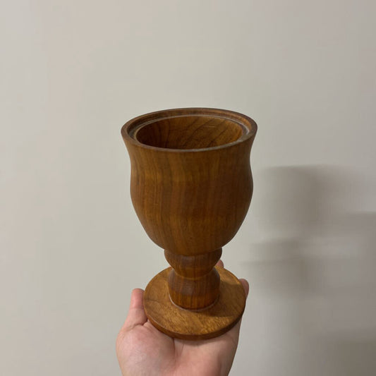 Wooden goblet