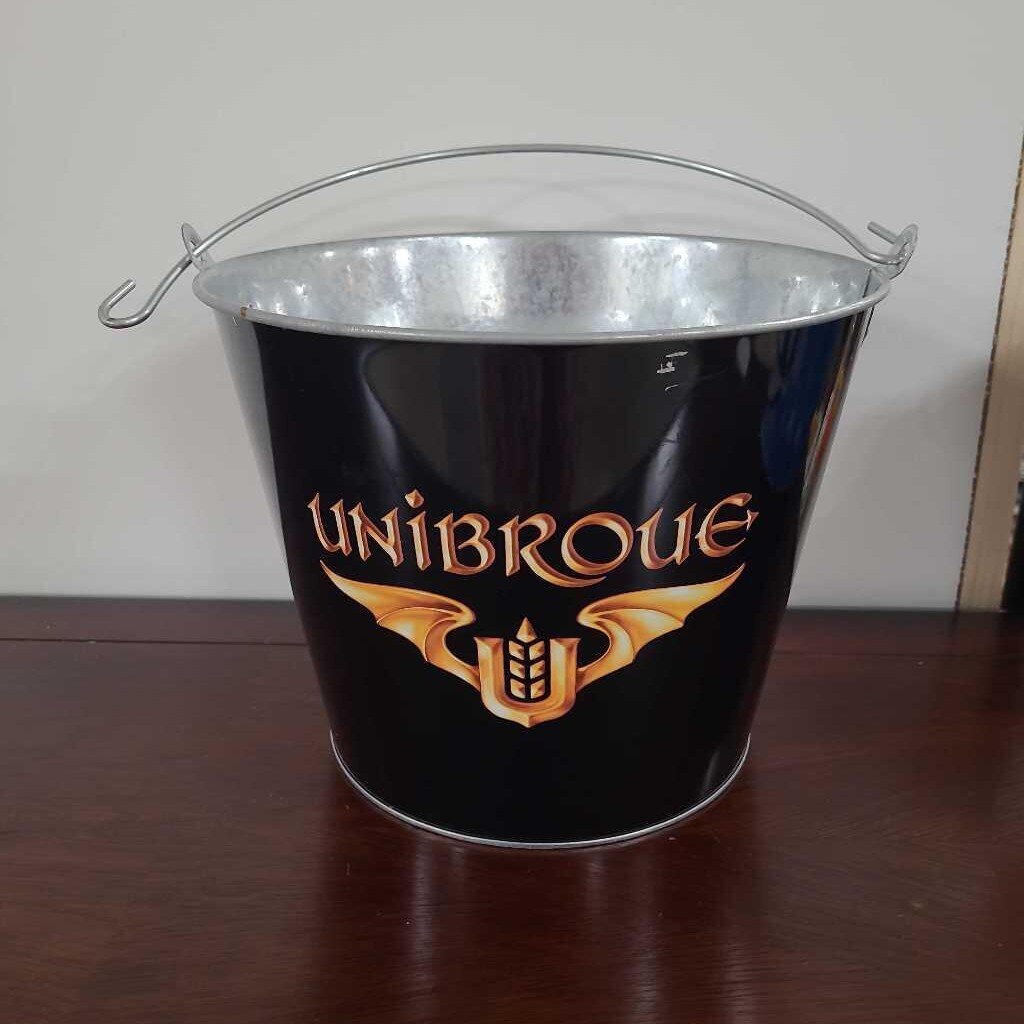 UNIBROUE BEER TIN ICE BUCKET