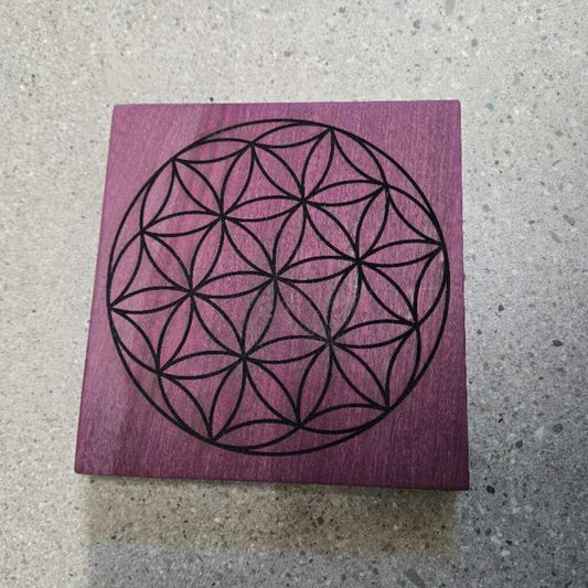 PURPLE HEART WOOD - CRYSTAL GRID