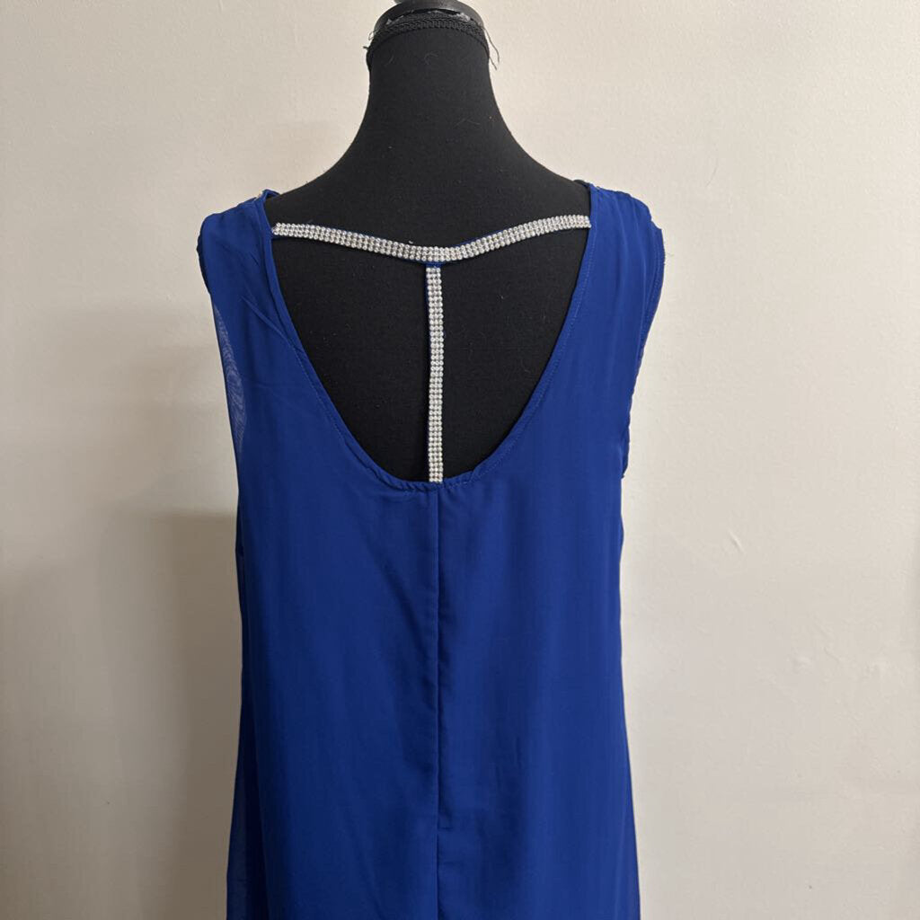 RICKI'S SHEER BLUE DRESS