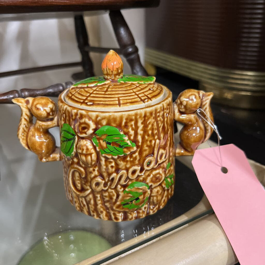 Squirrel Canada Pot