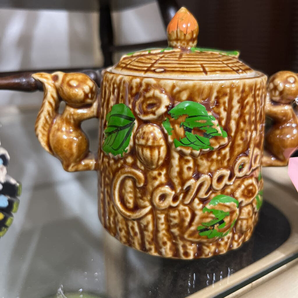 Squirrel Canada Pot