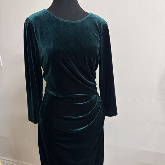 VELVET EVENING DRESS