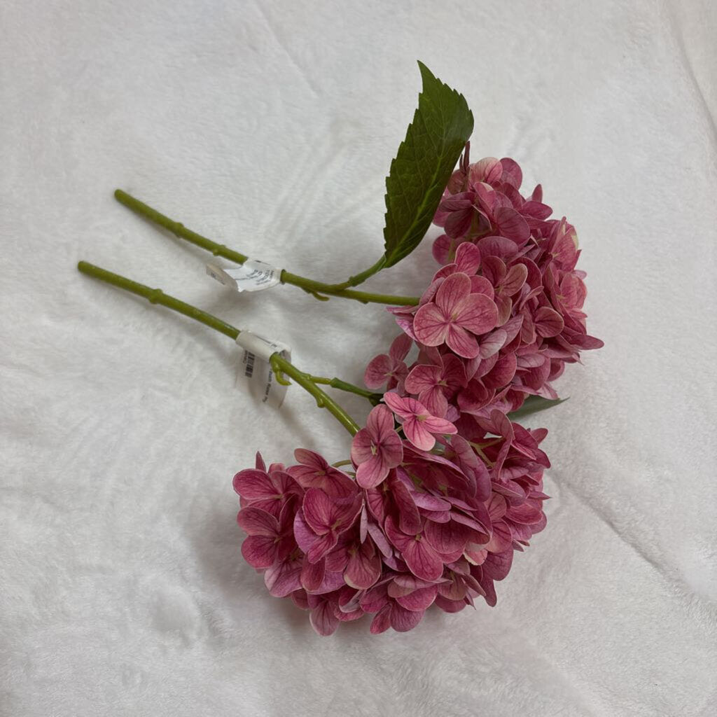 12" Fresh Touch Rose Hydrangea Stem