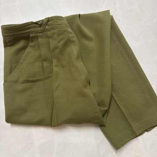 VINTAGE GREEN TROUSERS