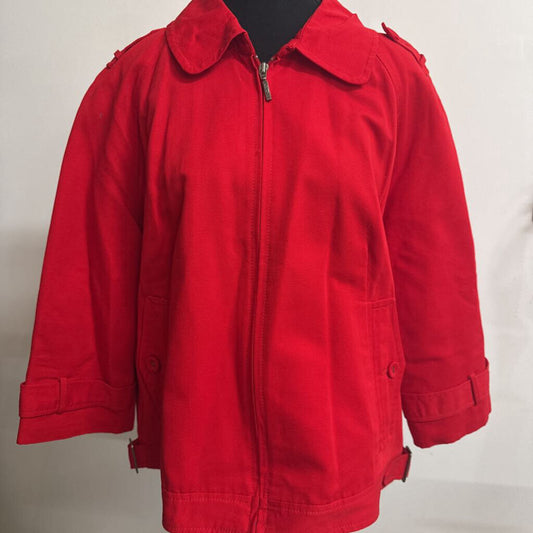 3/4 SLEEVE RED JACKET
