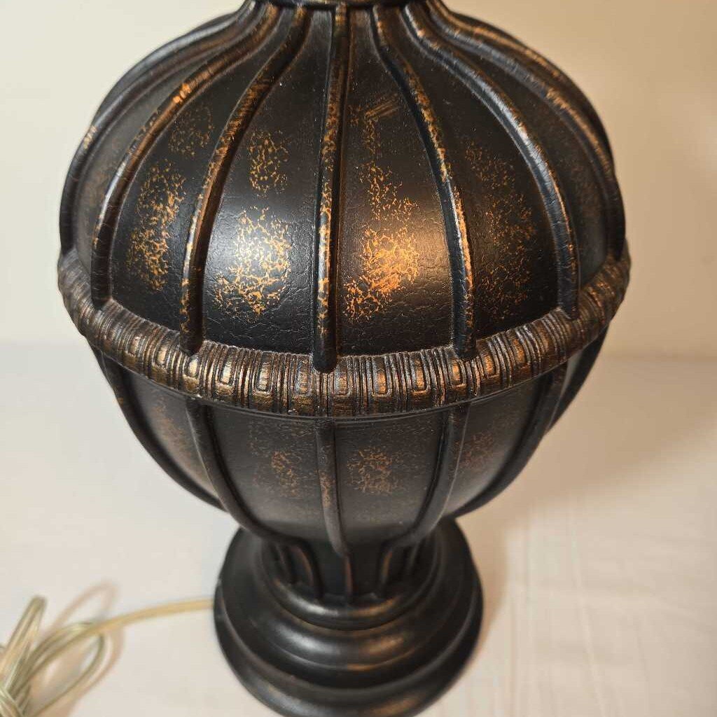 BRONZE & COPPER TABLE LAMP