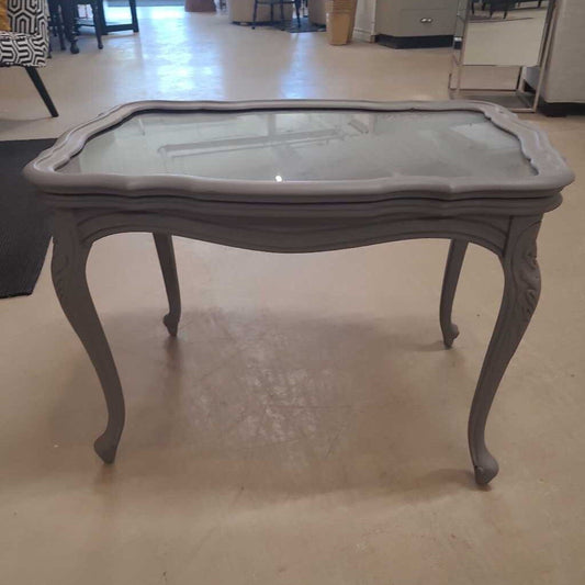 HAND PAINTED SMALL TABLE