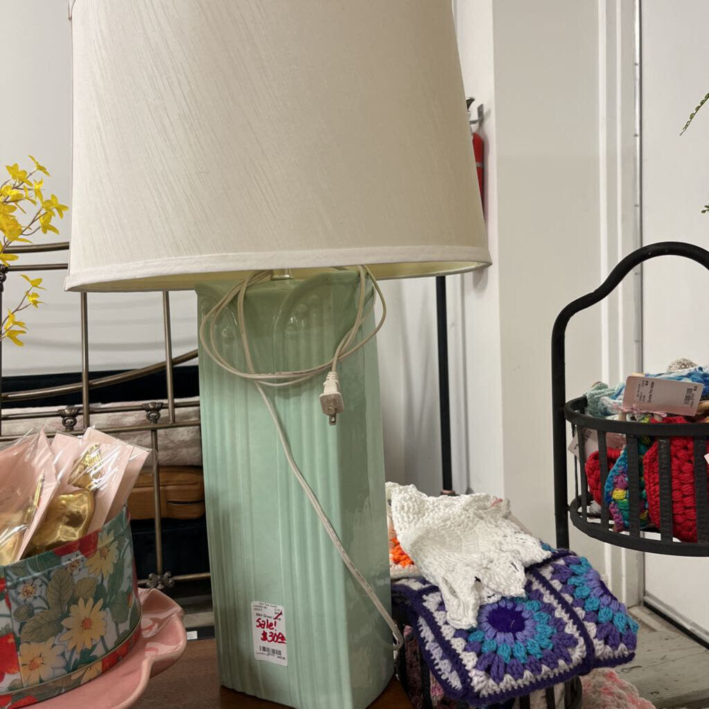 Mint Green Lamp