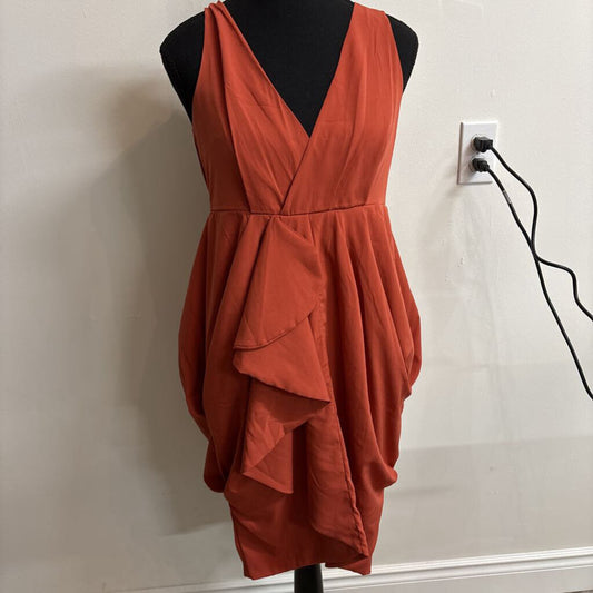 RUFFLE FRONT SHORT DRESS