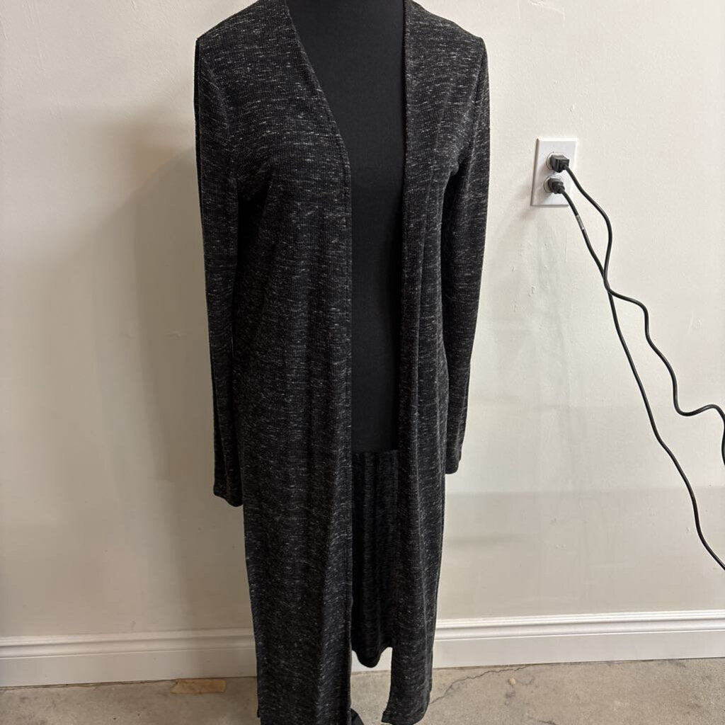 OPEN GREY CARDIGAN