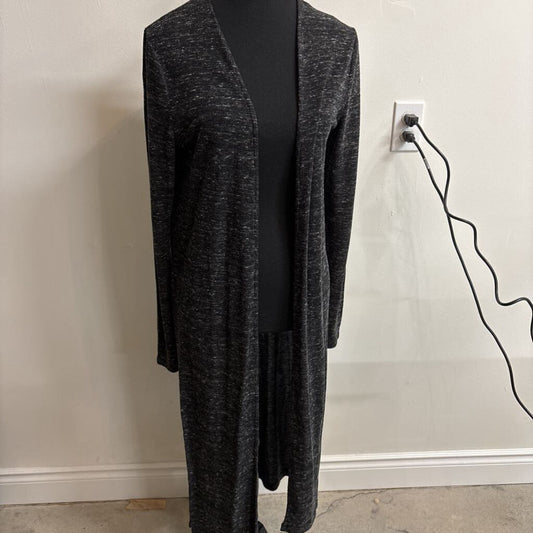 OPEN GREY CARDIGAN