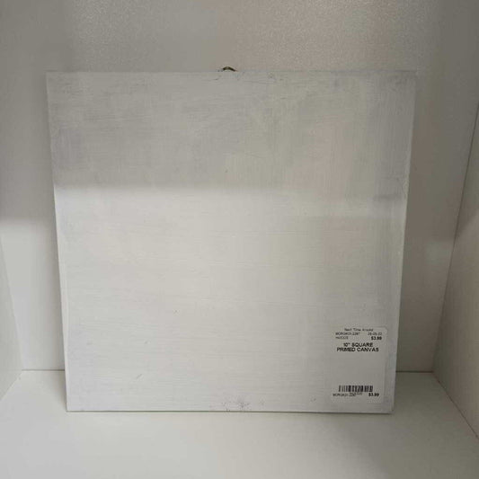 10" SQUARE PRIMED CANVAS