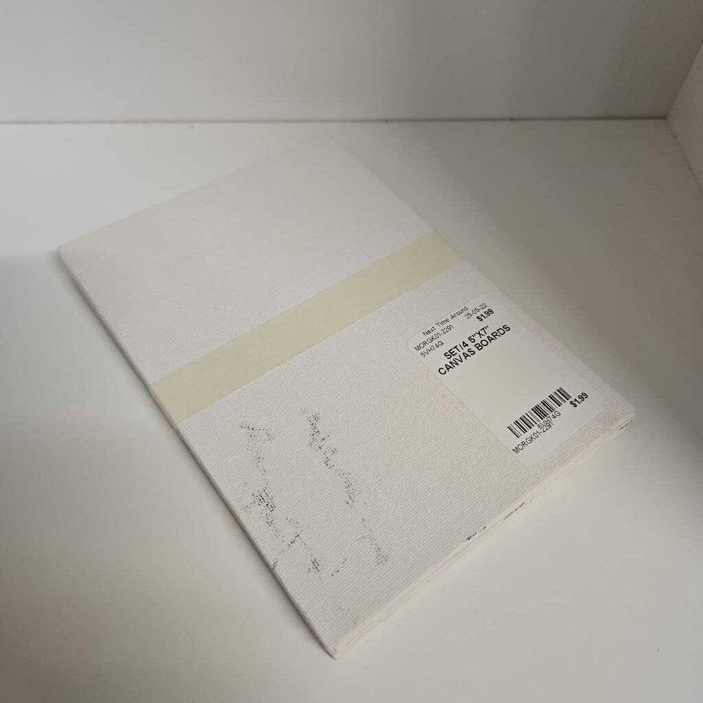 SET/4 5"X7" CANVAS BOARDS