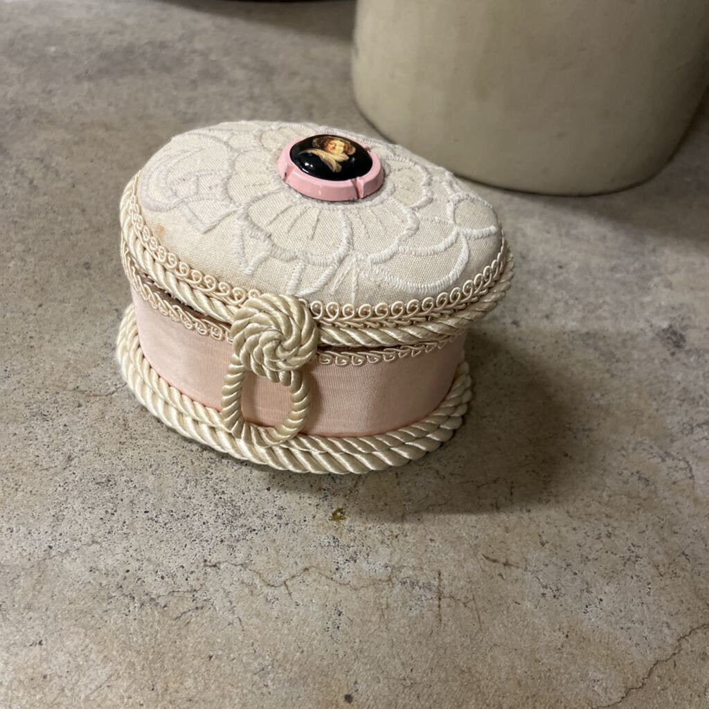 Fabric trinket box, Victoria's Secret