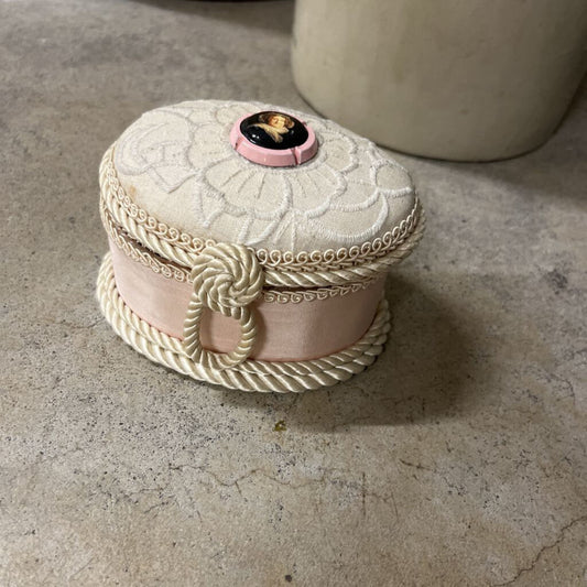 Fabric trinket box, Victoria's Secret