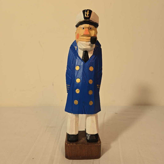 SM CARVED WOODEN SAILOR - ASST