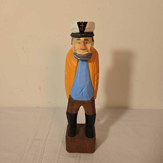 MED CARVED WOODEN SAILOR