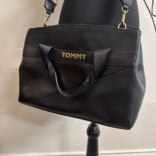 TOMMY HILFIGER CASSIE LARGE SATCHEL/CROSSBODY