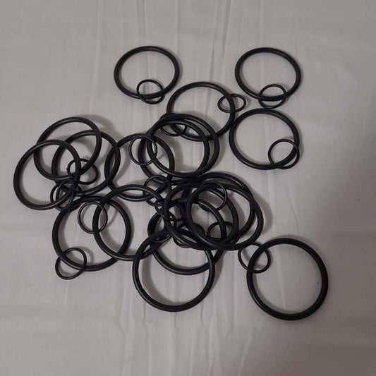 2" BLACK METAL CURTAIN RING ~18