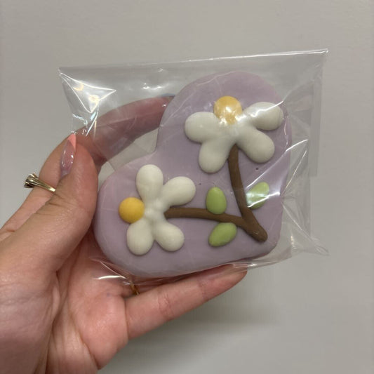 Dog Biscuit - Flower Heart