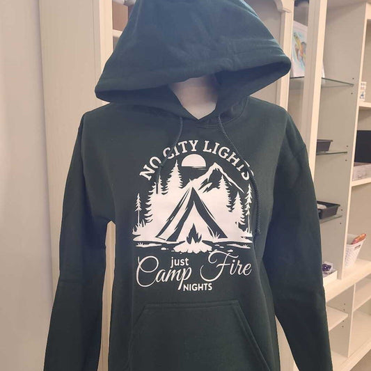 No City Light Hoodie Forest Green M