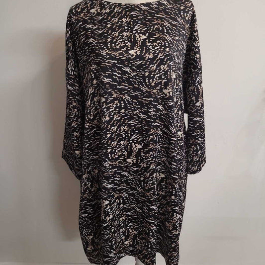 HALSTON SATIN MIDI DRESS