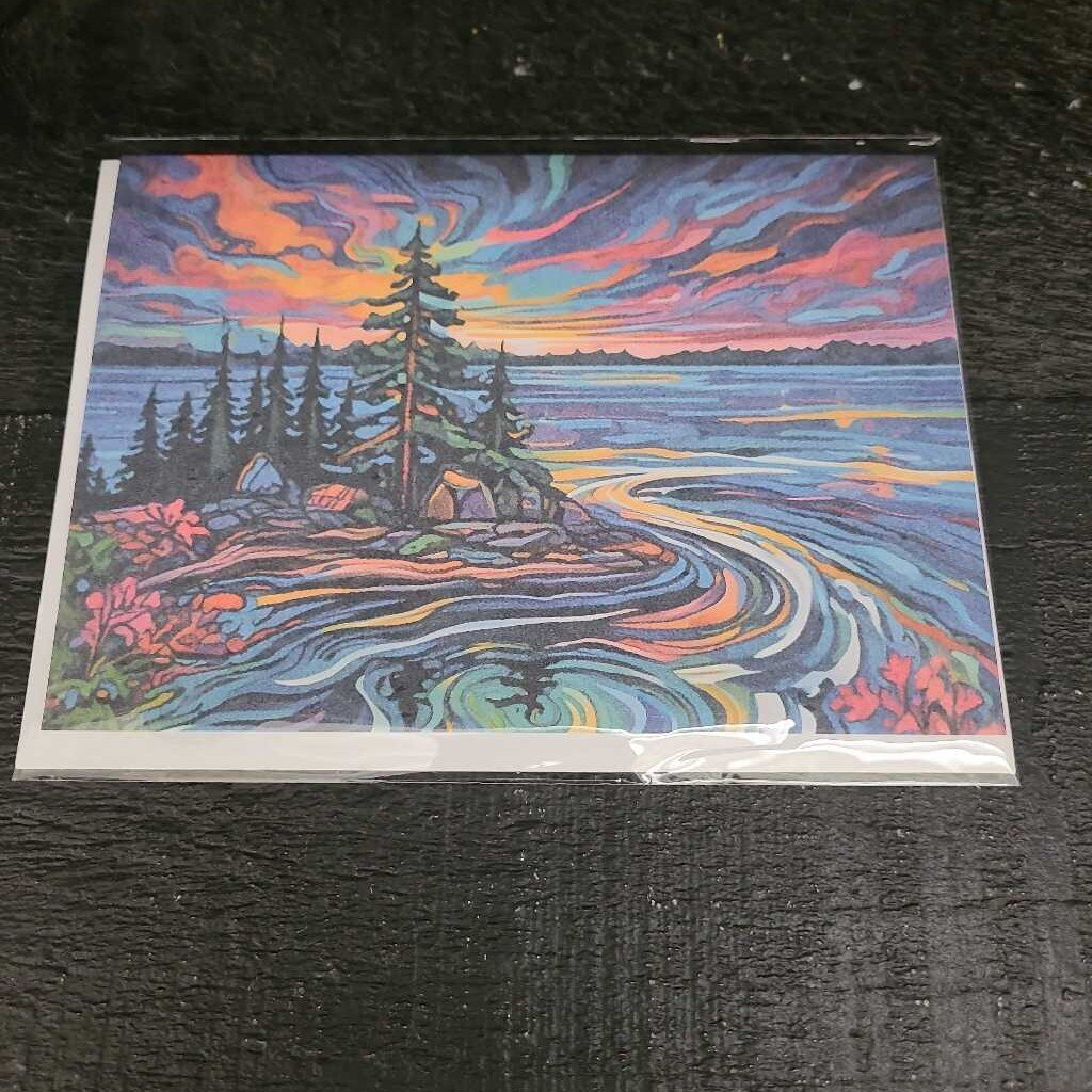"Waters Path" 5x7 Greeting Card