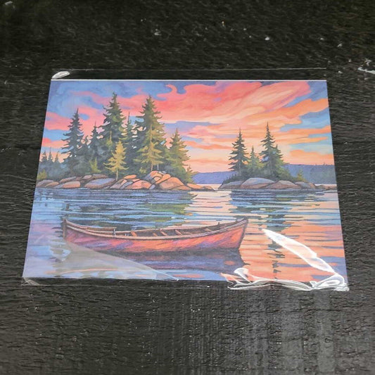 "Muskoka Paddle" 5x7 Greeting Card