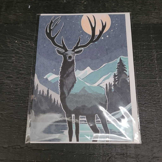 "Lunar Watch" - Northern Spirit Collection 5x7 Greeting Card