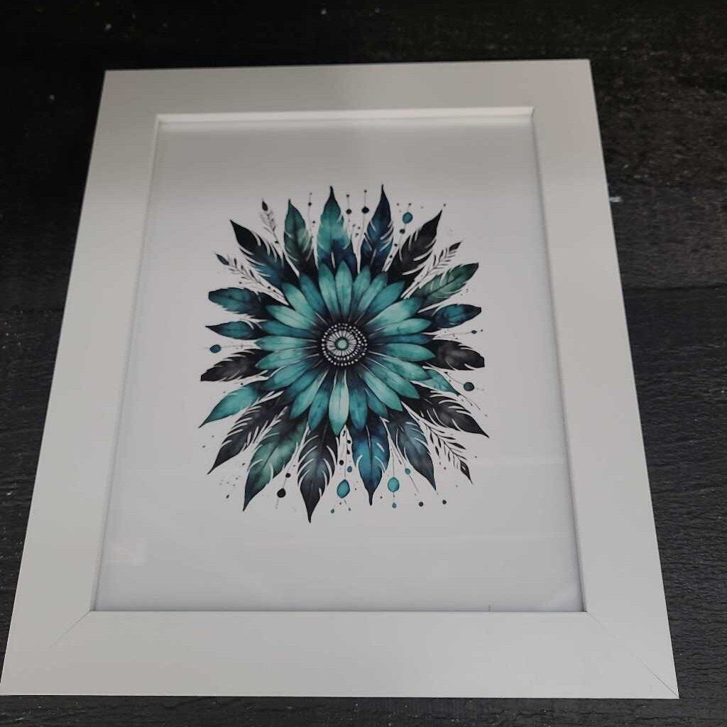 "Path of the Flower Woman" Framed 8x10 Print