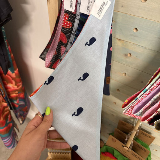 Bandana - Preppy Whale Blue