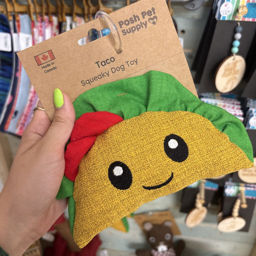 Dog Toy - Squeaky Taco