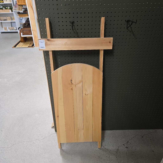 UNFINISHED SLED DECOR