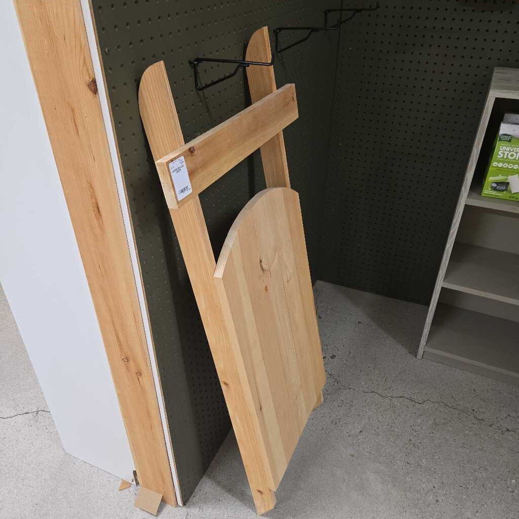 UNFINISHED SLED DECOR