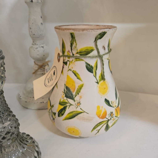 Petite Lemon Inspired Vase