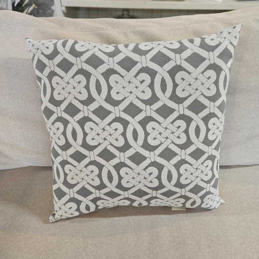 PIER 1 2 TONE GREY PILLOW