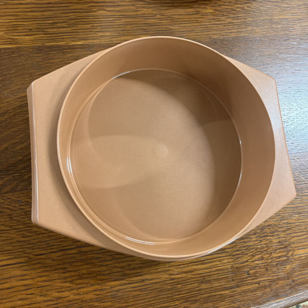 TUPPERWARE BROWN TORTILLA KEEPER - RARE