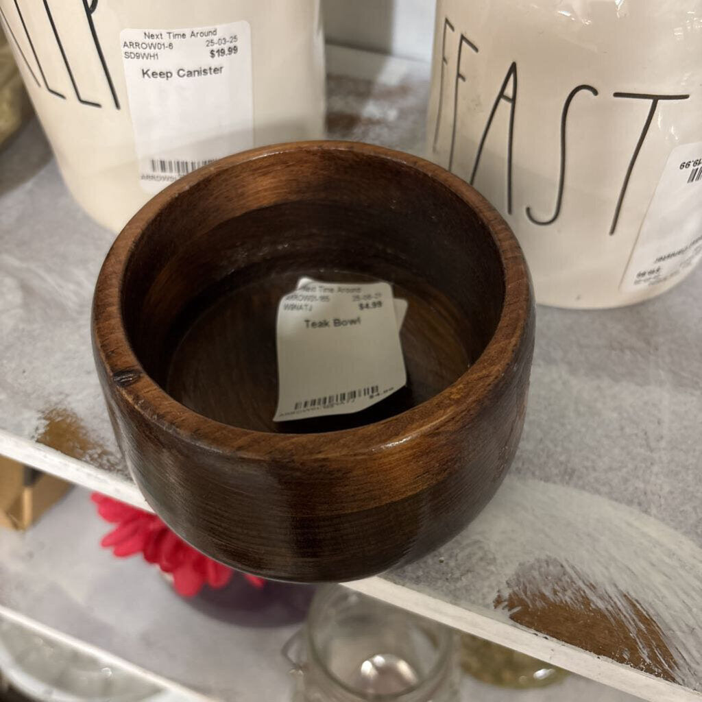 Teak Bowl