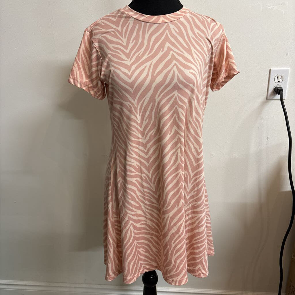 PINK ZEBRA PRINT DRESS