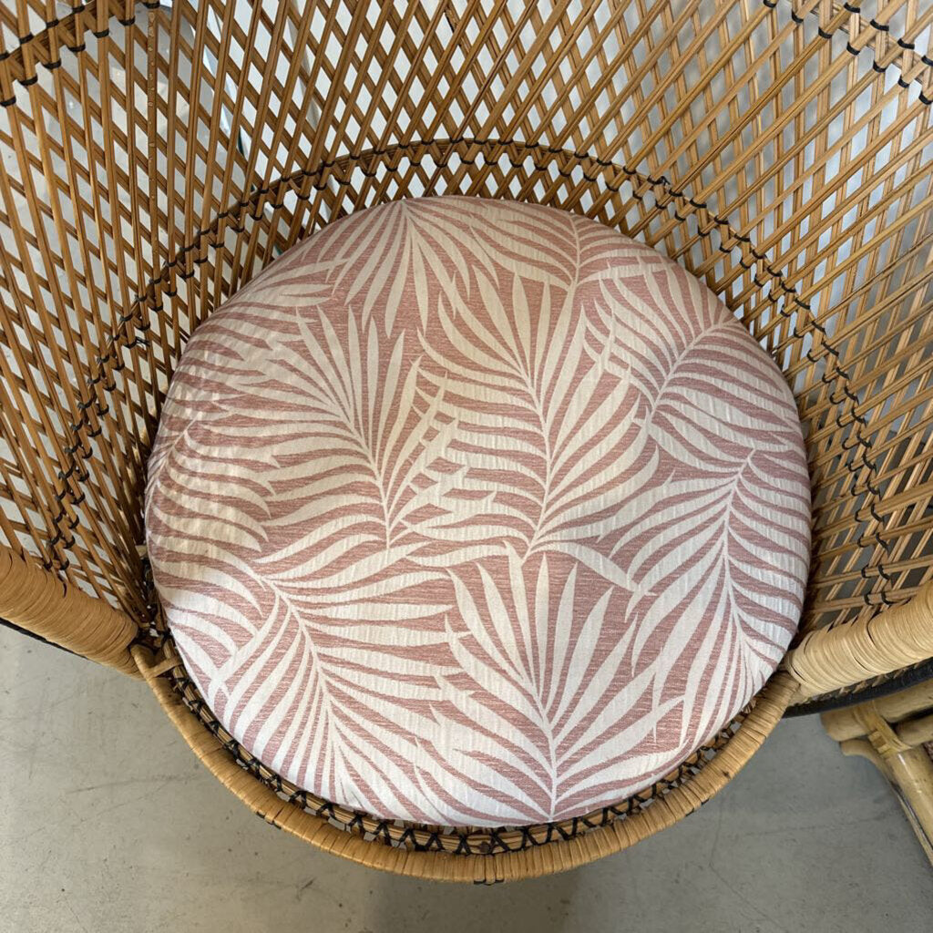 LG MID CENTURY RATTAN PEACOCK CHAIR