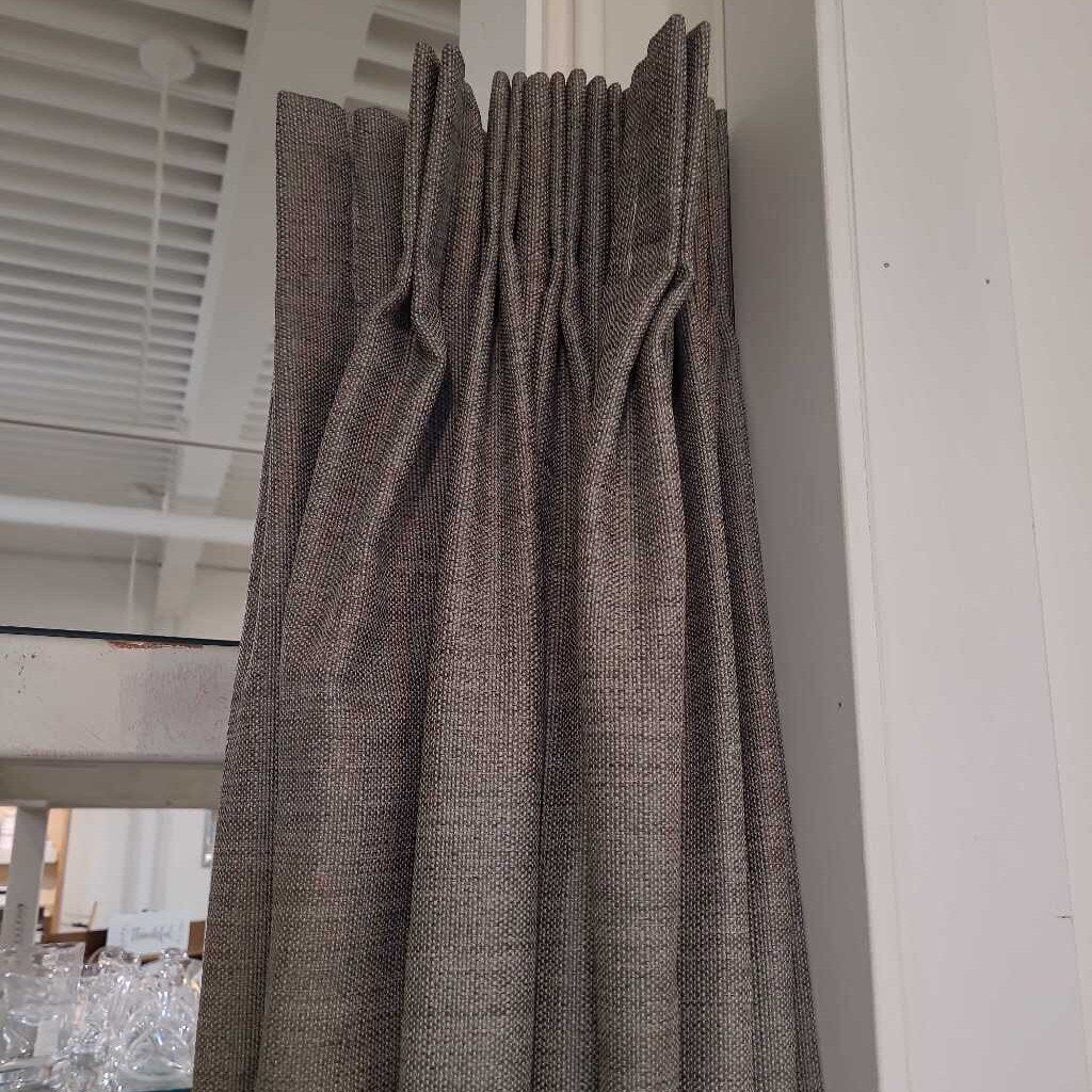 CUSTOM MADE PINCH PLEAT DRAPES W/BLACKOUT