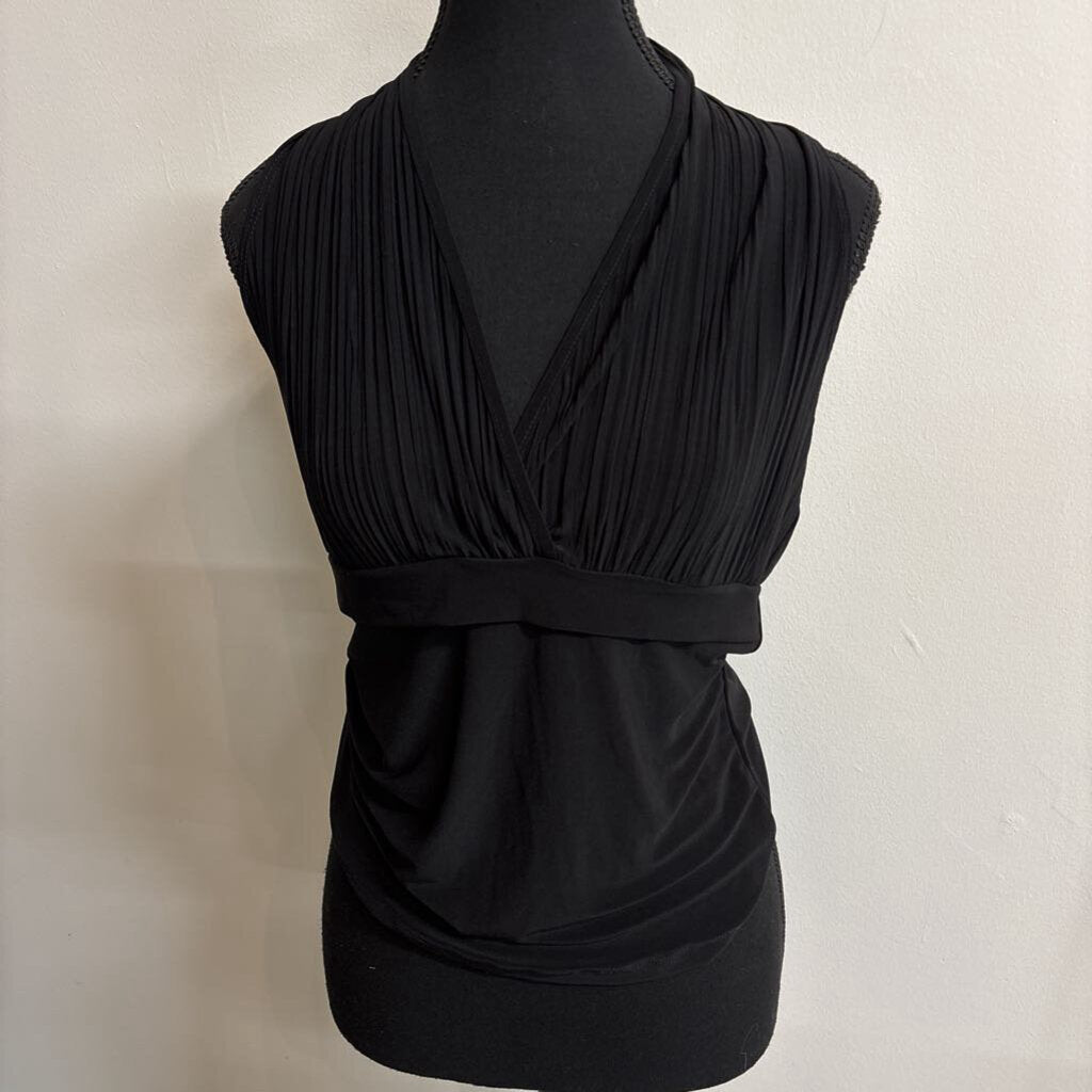 TEXTURED BLACK HALTER