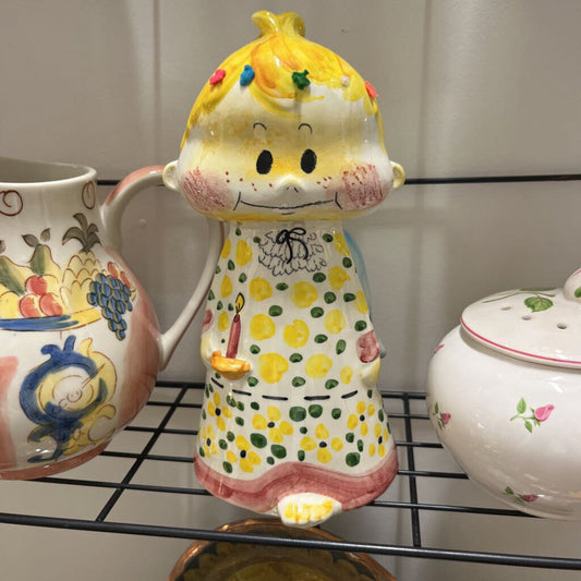 VTG HAND PTD. ANGEL COIN BANK MADE IN ITALY 1960'S SMALL CHIP