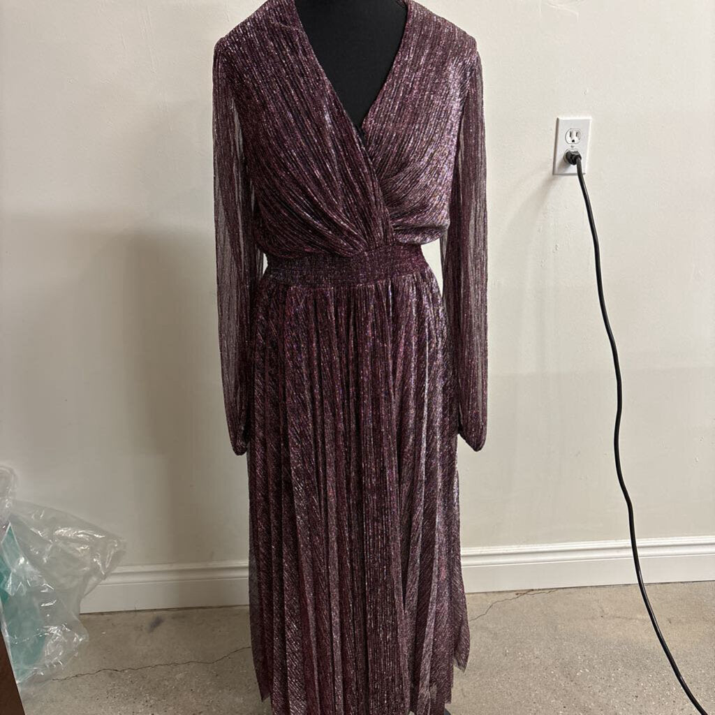 MID-LENGTH SPARKLED DRESS