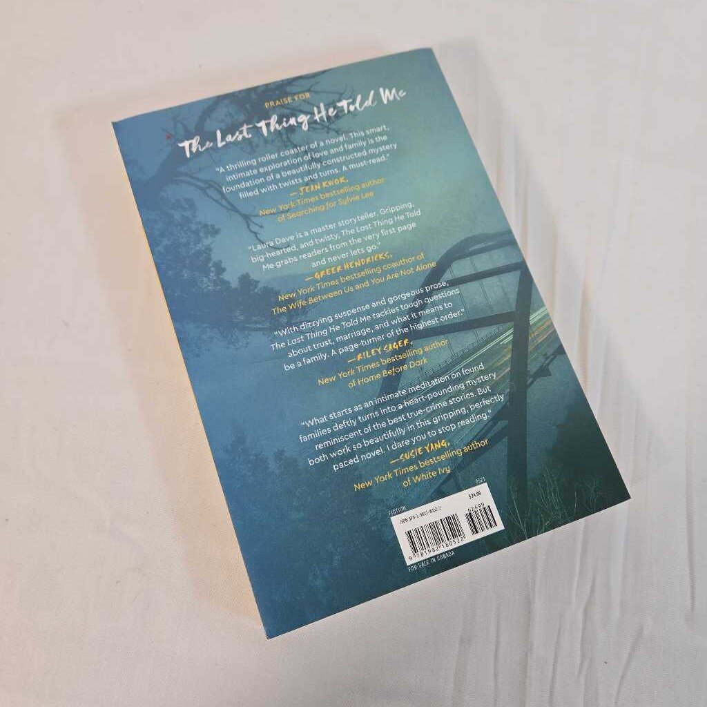 THE LAST THING HE TOLD ME - LAURA DAVE